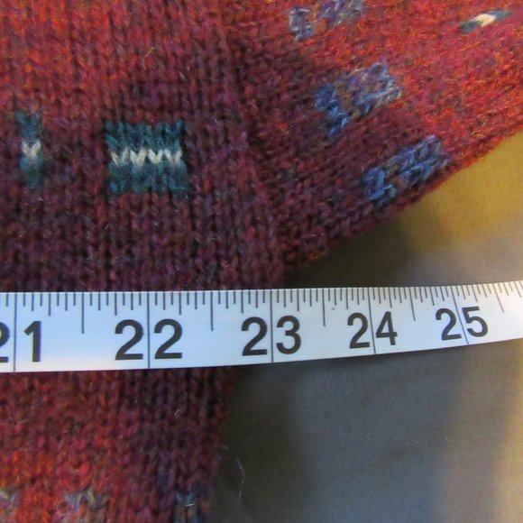 Mens Vintage Pendleton Lobo Wool Crew Neck Sweater Sz L - Picture 3 of 4